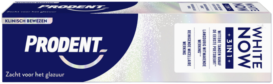 Prodent Tandpasta White Now 3-in-1 75 ml