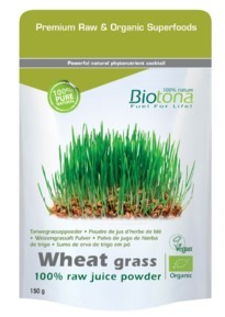 Wheat Grass Raw Bio 150 Gram