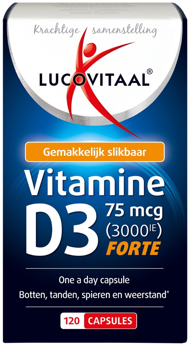 Lucovitaal Vitamine D3 75mcg 120 capsules