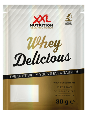 Xxl whey delicious aardbei 450gr