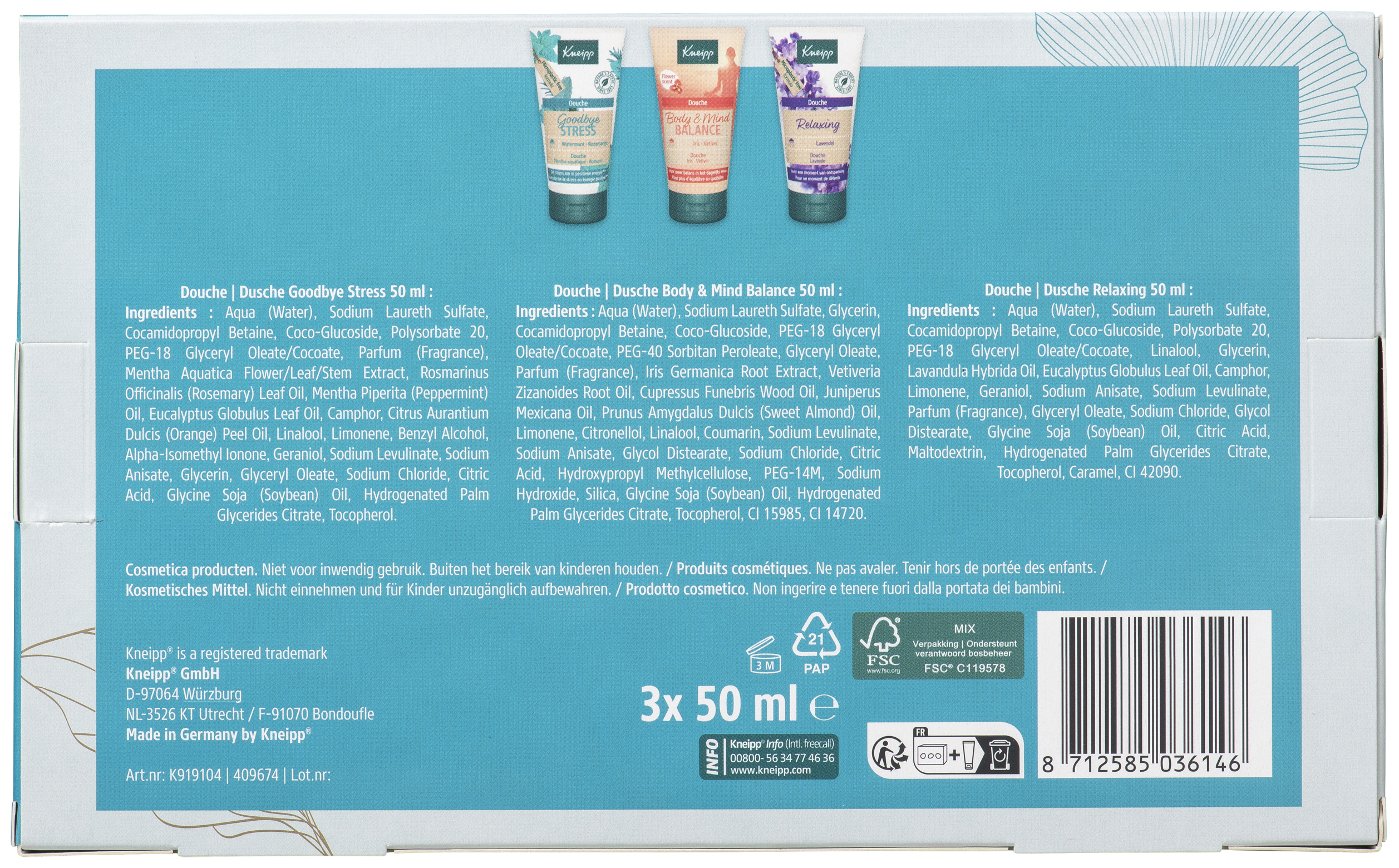 Kneipp Shower Moments Geschenkset 1 Set