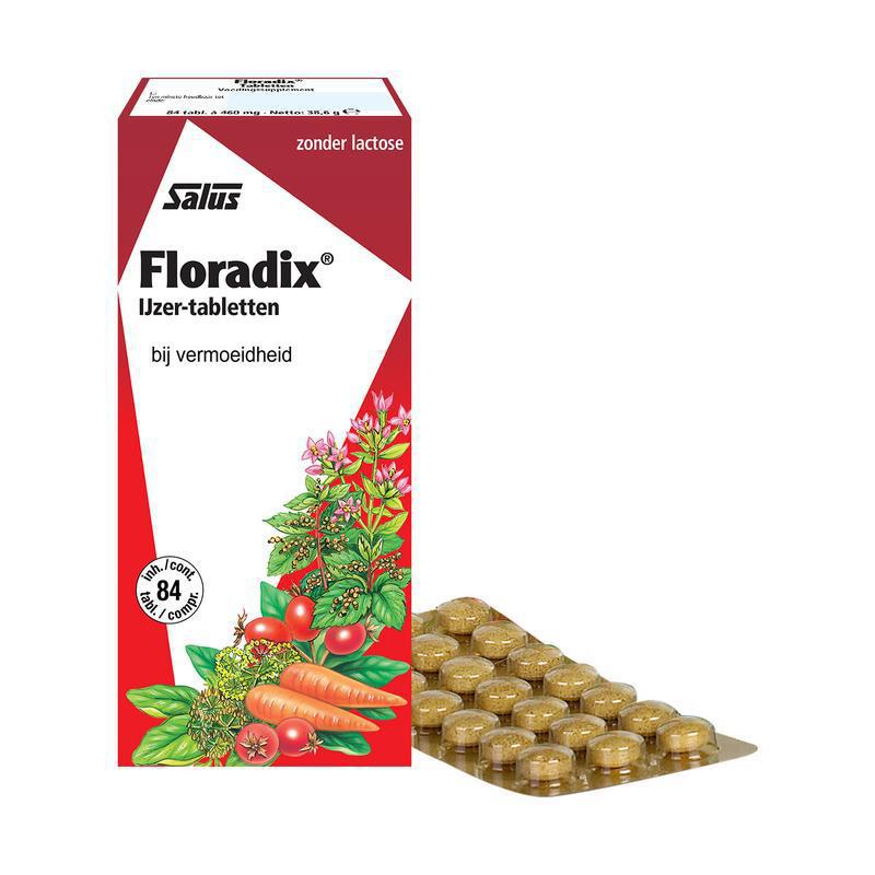 Floradix IJzer 84 tabletten