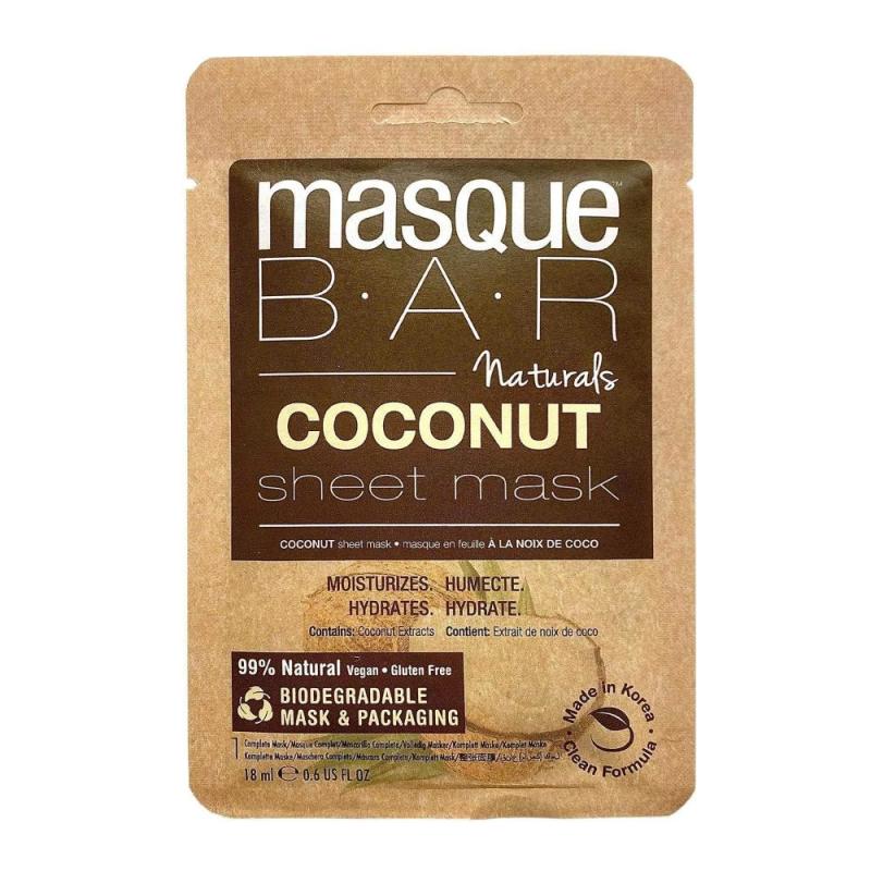 Masquebar Mask Sheet Naturals Coconut 18 ML