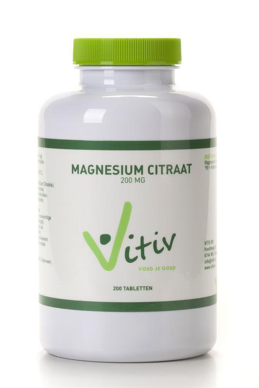 Magnesium citraat 200 mg 200 Tabletten