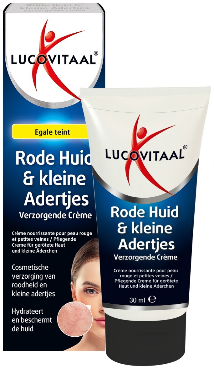 Lucovitaal Rode huid en Kleine Adertjes Verzorgende Crème 30 ML