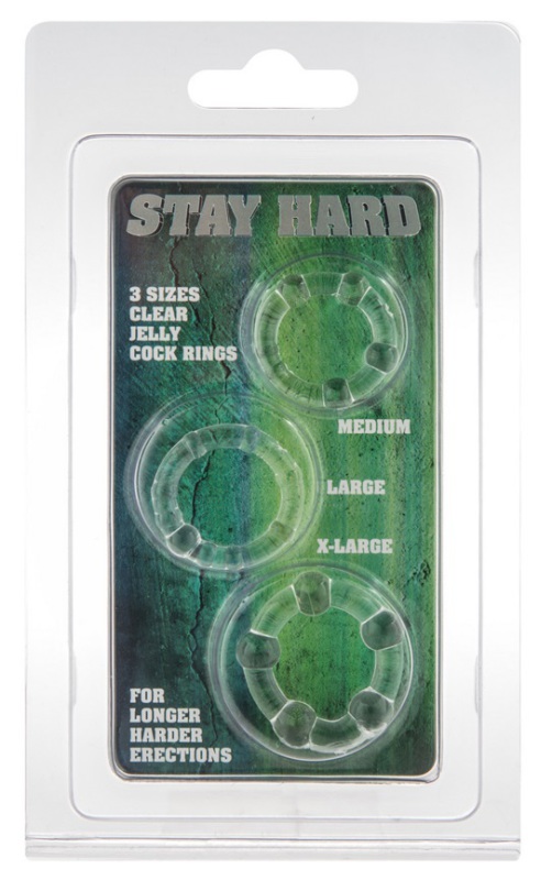 Get Hard Three Rings Clear 1 stuk