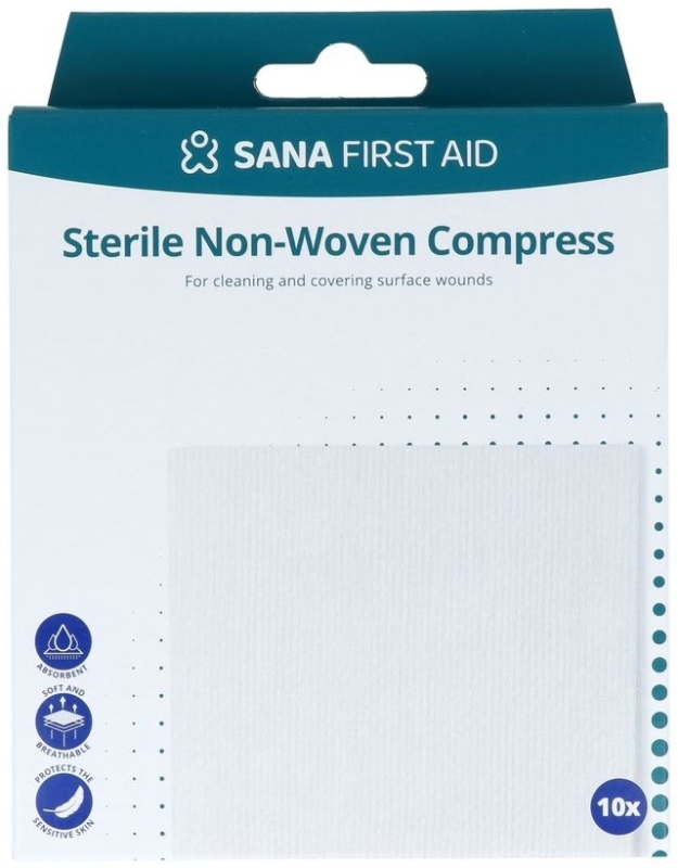 Sana Steriel Kompres 10st