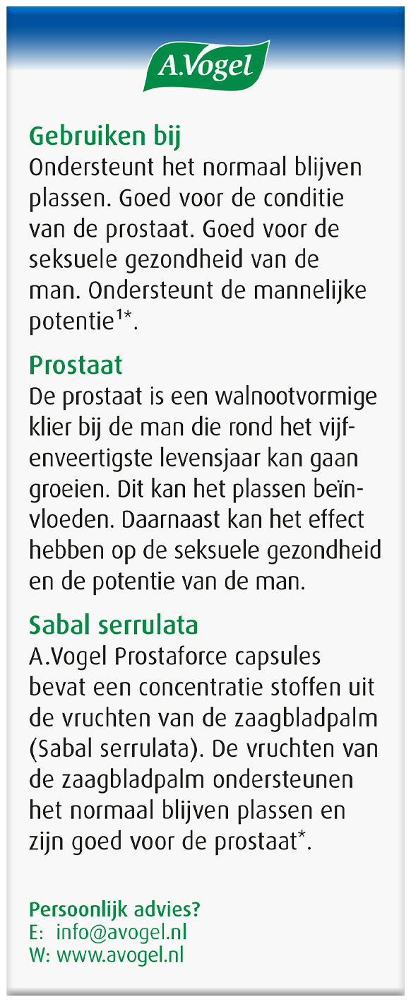 A.Vogel Prostaforce capsules 30 Stuks