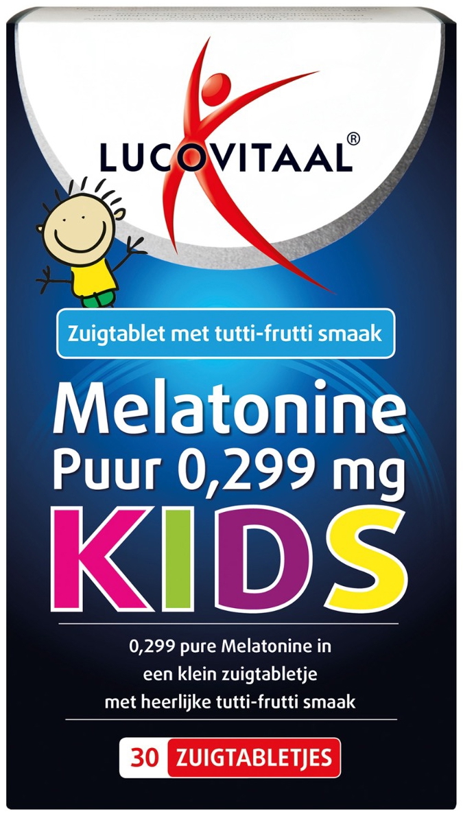 Lucovitaal Melatonine Kids Puur 0,299 MG 30 Tabletten