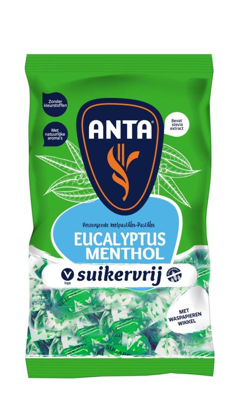 Anta Flu Eucalyptus Suikervrij met Stevia 120 Gram