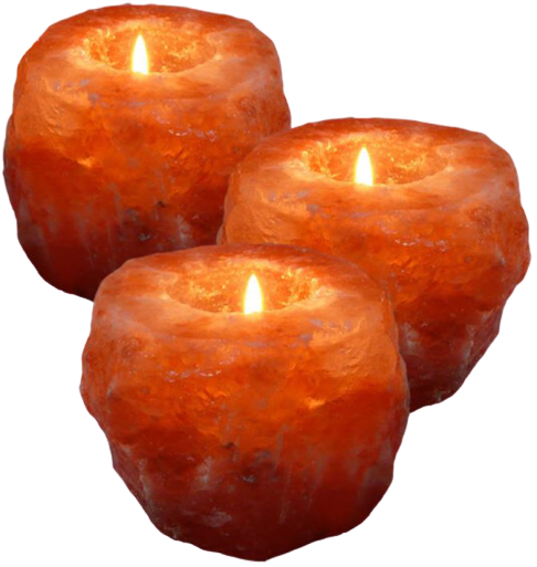 Himalayazout Theelicht 3 stuks