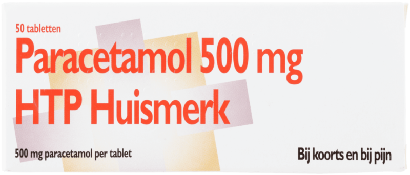 Paracetamol 500mg 50 tabletten