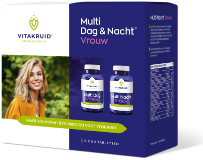Vitakruid Multi Dag & Nacht Vrouw 2x90 tabletten