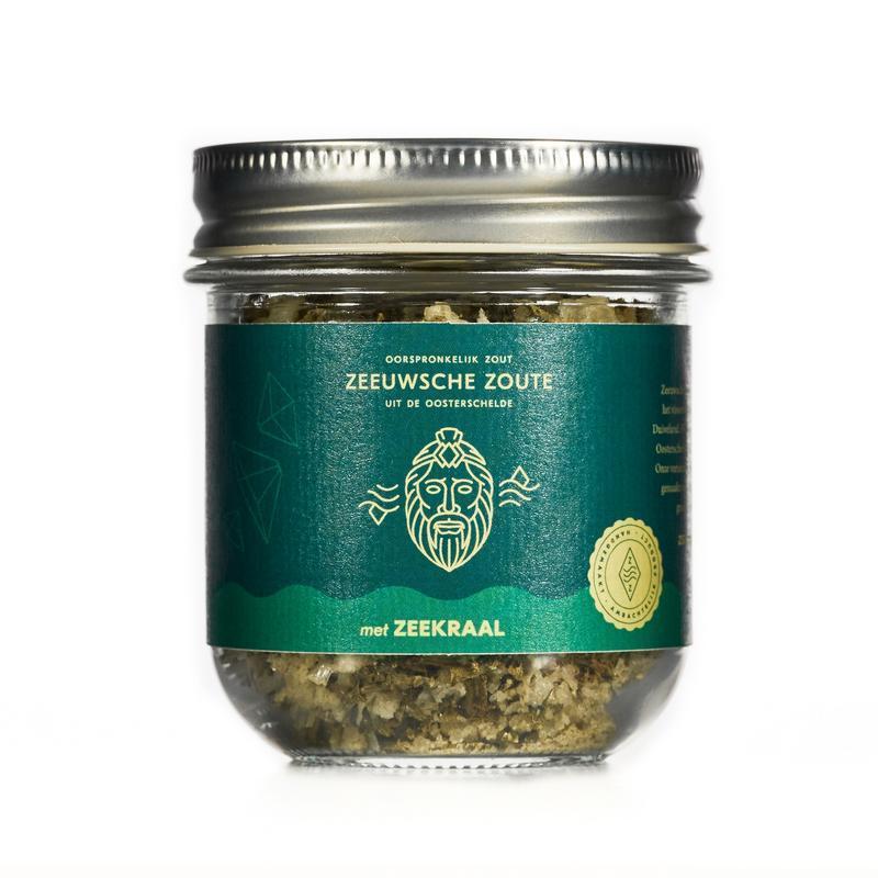 Zout met zeekraal glazen pot 100g