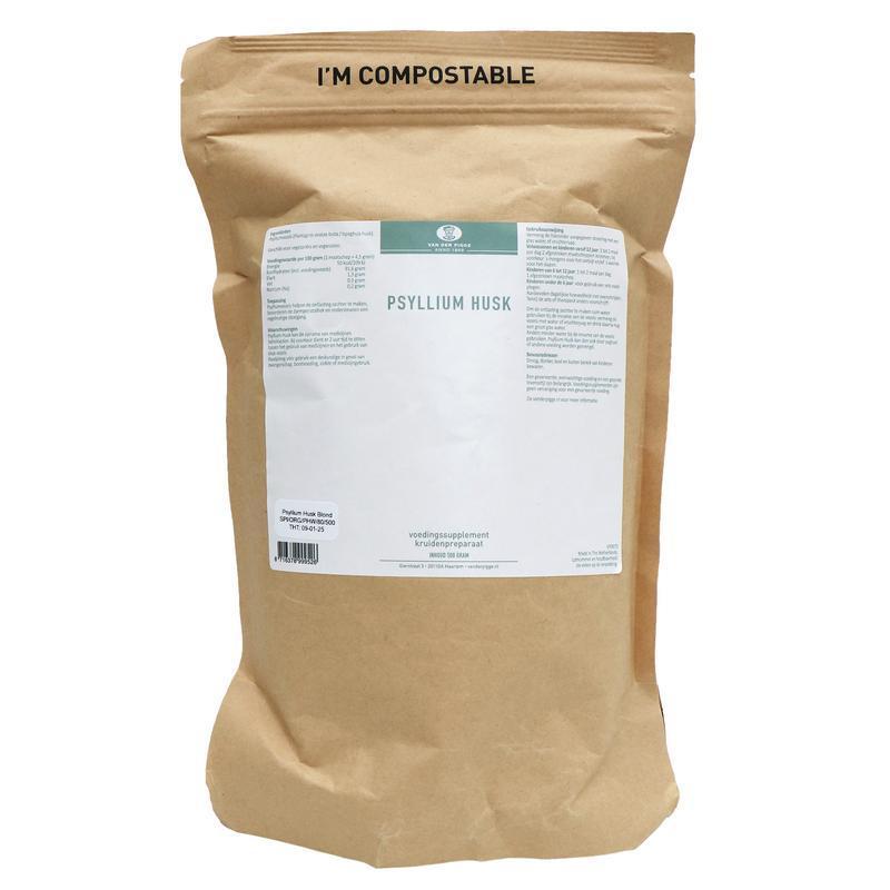 Van der Pigge Psyllium husk afbreekbare navulzak 500g