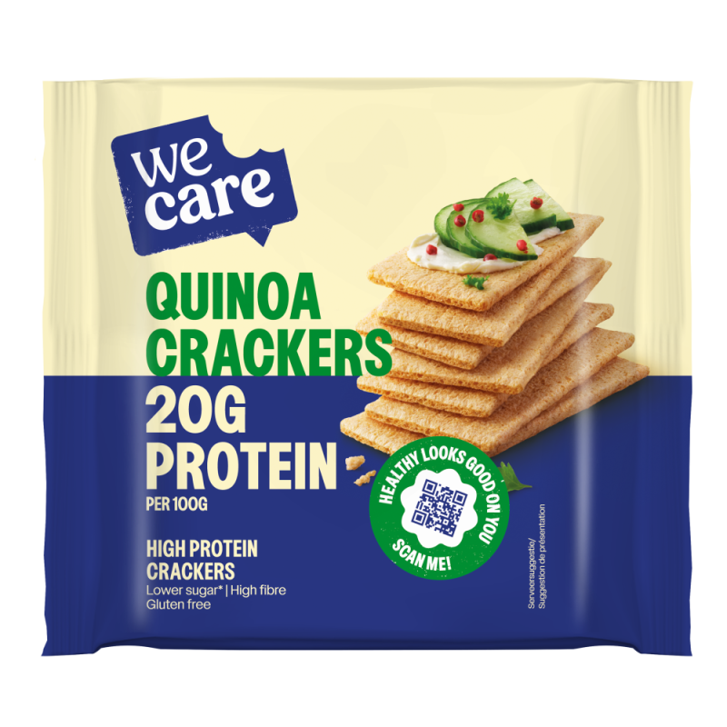 High Protein Quinoa Crackers 100gr