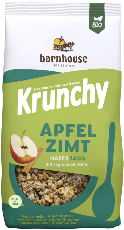 Krunchy Appel Kaneel Bio 750 Gram
