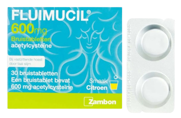 Bruistabletten 600mg 30brt