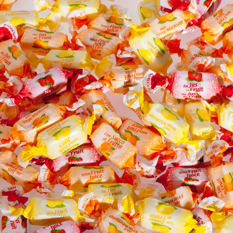 Fruit toffee suikervrij 1000g