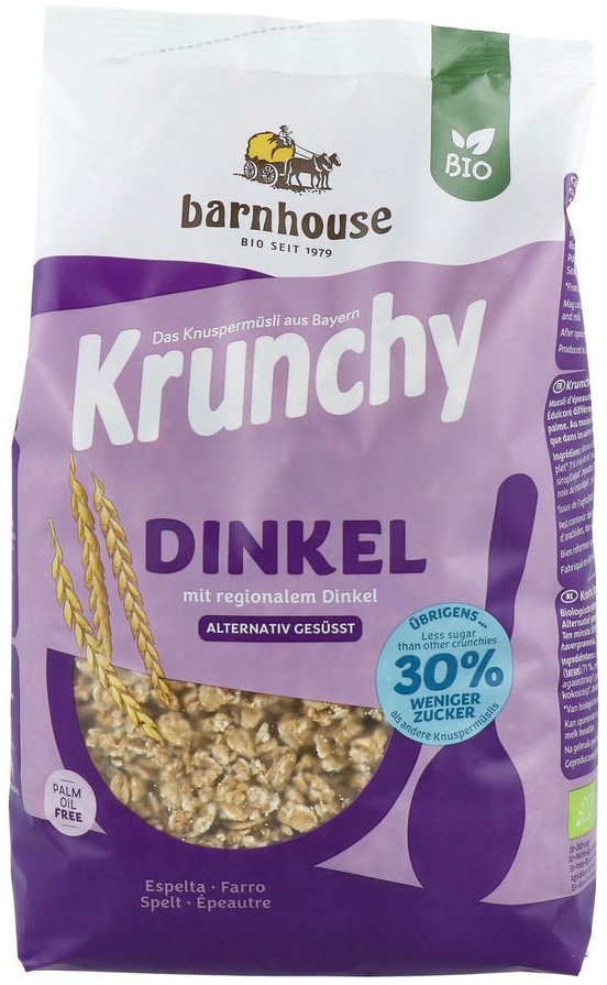 Barnhouse Krunchy Muesli Spelt Bio 600 gram