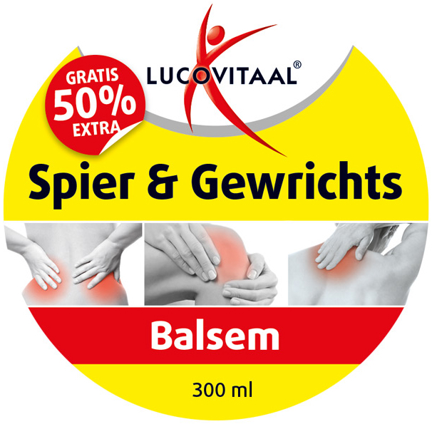 Lucovitaal Spier & Gewrichtsbalsem 50% Extra 300 ml