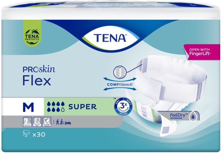 TENA Flex Super Proskin M 30 stuks