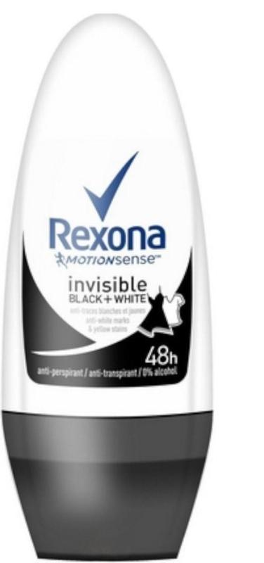 Deo Roller Invisible Black White 50 ML