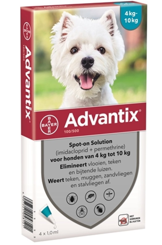 Advantix spot on 100/500 pipet 4st