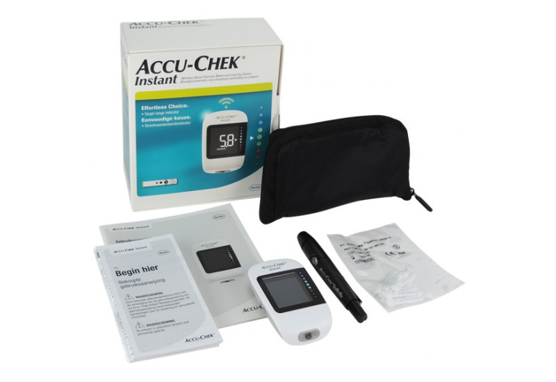 Accu Chek Meter gluco instant 1st