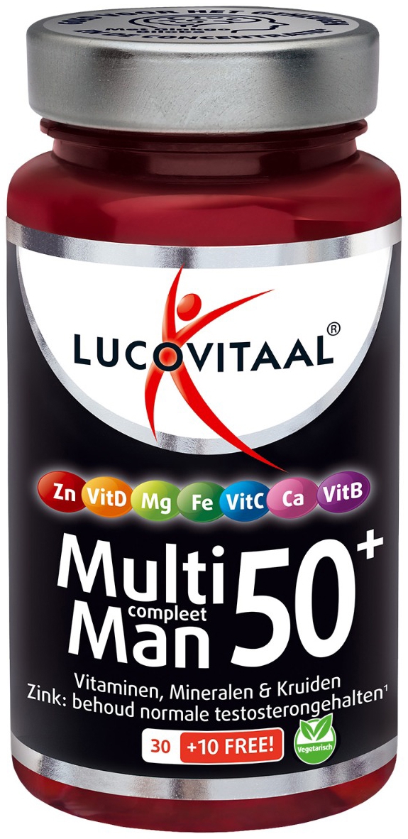 Lucovitaal Multi Compleet Man 50+ 40 tabletten