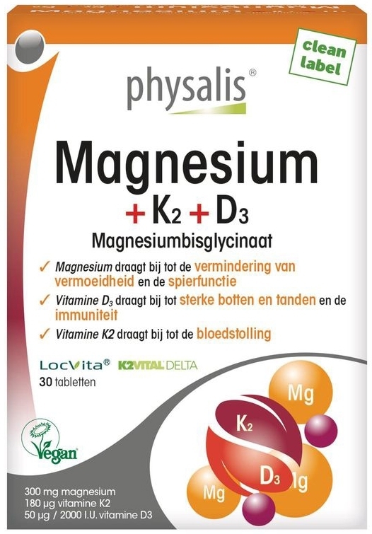 Physalis Magnesium + K2 + D3 30tb