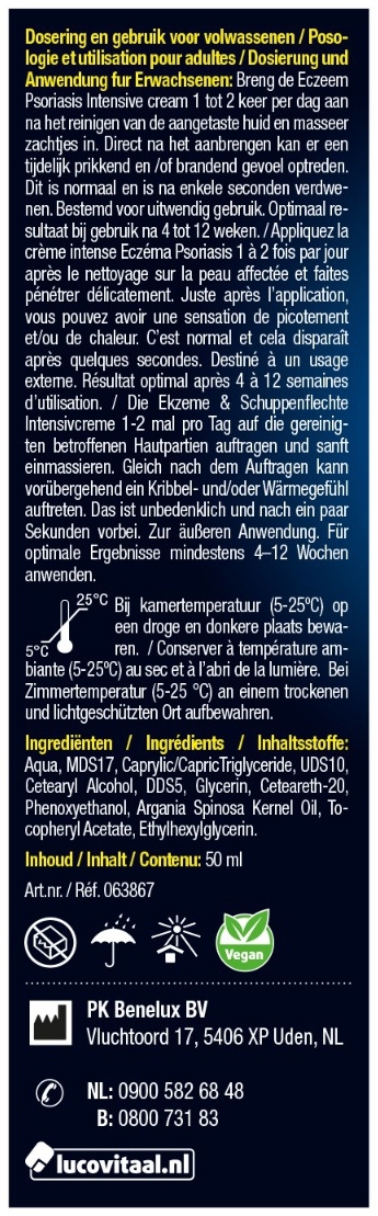 Lucovitaal Eczeem & Psoriasis Intensieve Crème 50ml