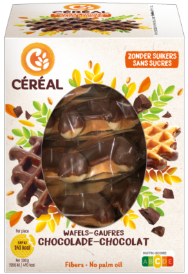 Céréal Zachte Chocoladewafels 150gr