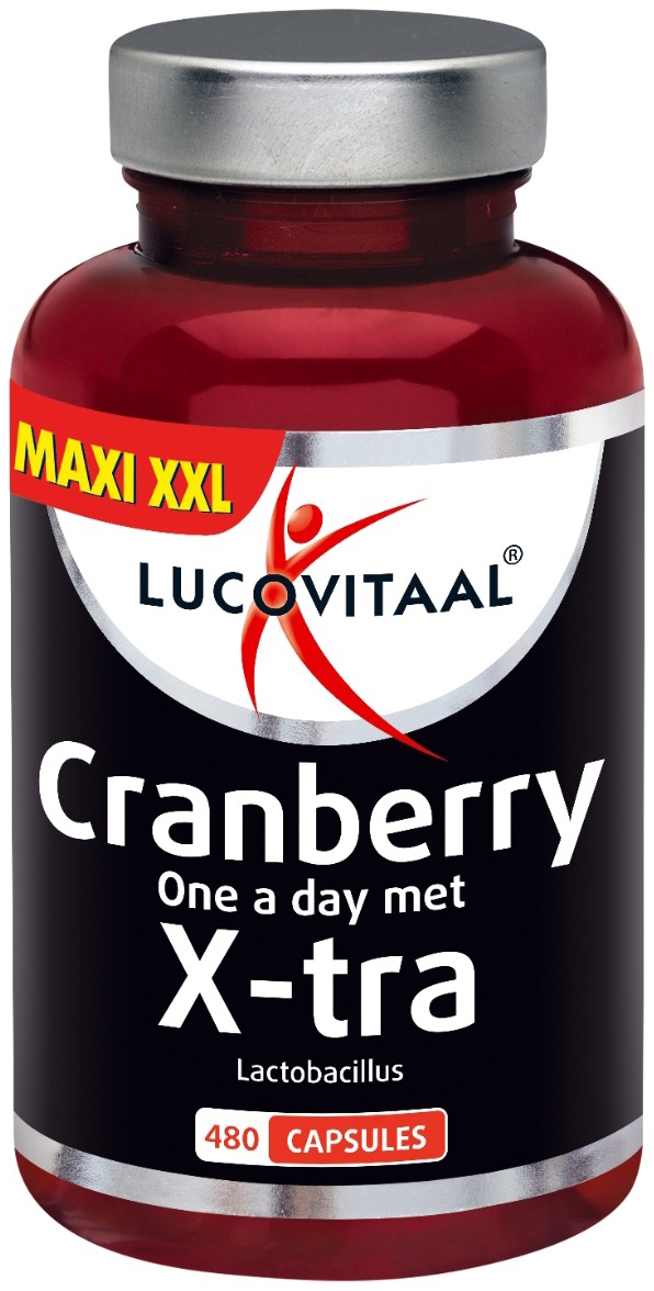 Lucovitaal Cranberry met X-tra Lactobacillus 480 capsules