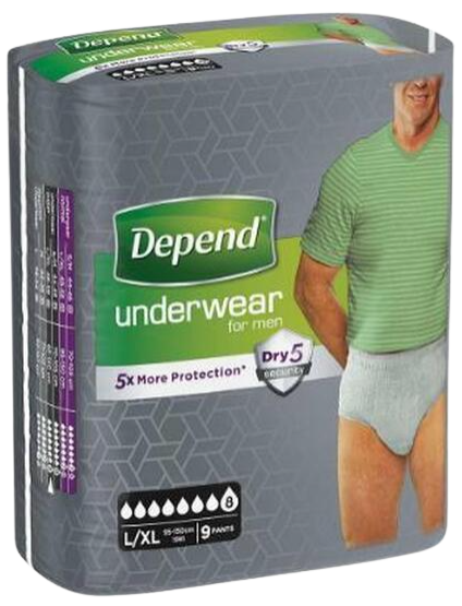 Pants Men Super L/XL 9 stuks