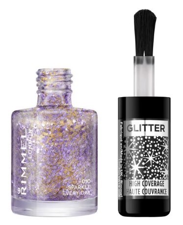 Rimmel London Glitter Top Coat 10 Sparkle Every Day 8ML