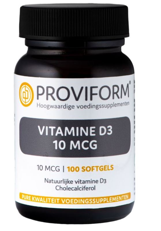 Vitamine D3 10 mcg 100sft