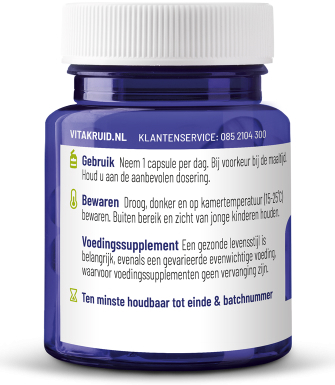 Vitakruid Q10 Ubiquinol 100mg 60 vegetarische capsules