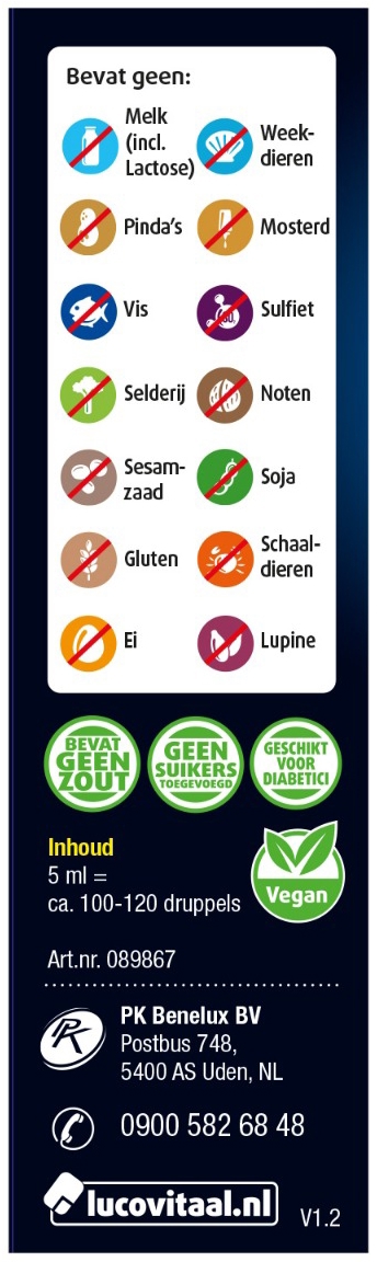 Lucovitaal CBD Cannabidiol Olie 20% 5ml