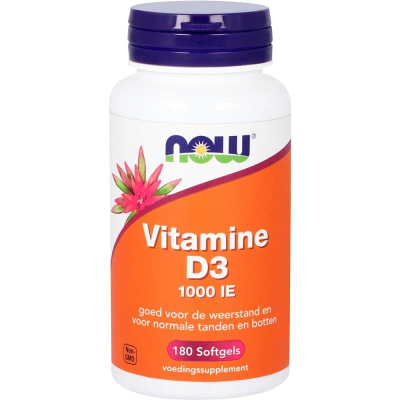 Vitamine D3 1000IE 180 softgels