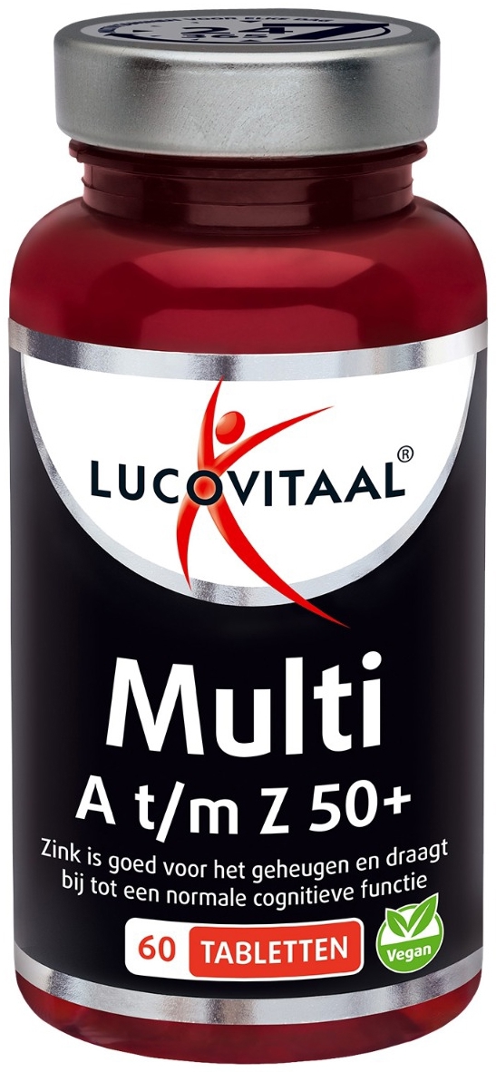 Lucovitaal Multivitamines A-Z 50+ 60 Tabletten