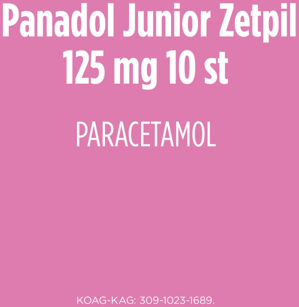 Panadol Junior Zetpillen 125 MG 10 Zetpillen
