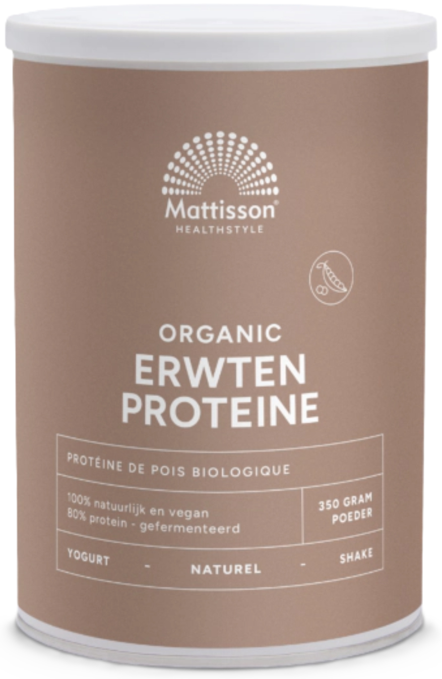 Biologische Erwten Proteïne Poeder 80% 350 Gram