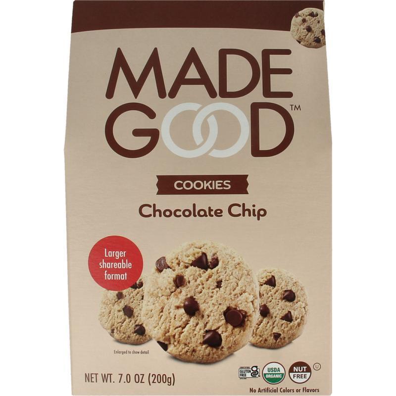 made good Crunchy cookies chocolate chip bio 200G