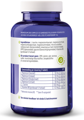 Vitakruid Magnesium 200 Complex 90 tabletten