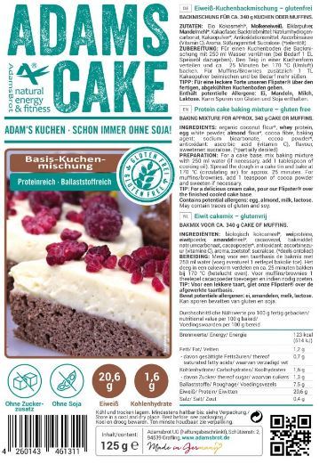 Cakemix basis 125 gram