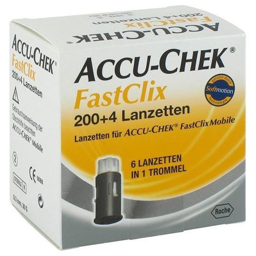 Accu-Chek FastClix Lancetten 204 Lancets