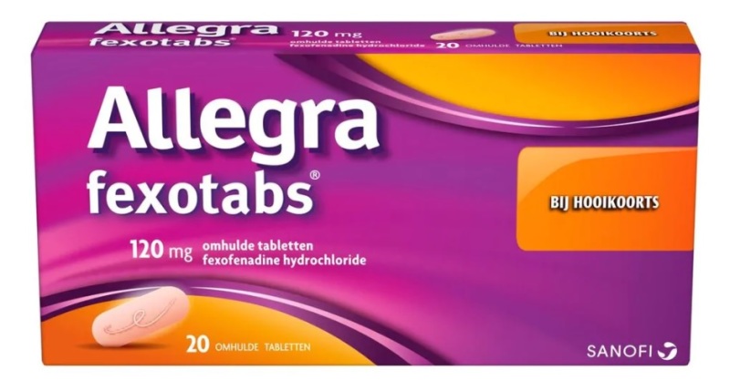 Fexotabs 120mg Hooikoortstabletten 20 stuks