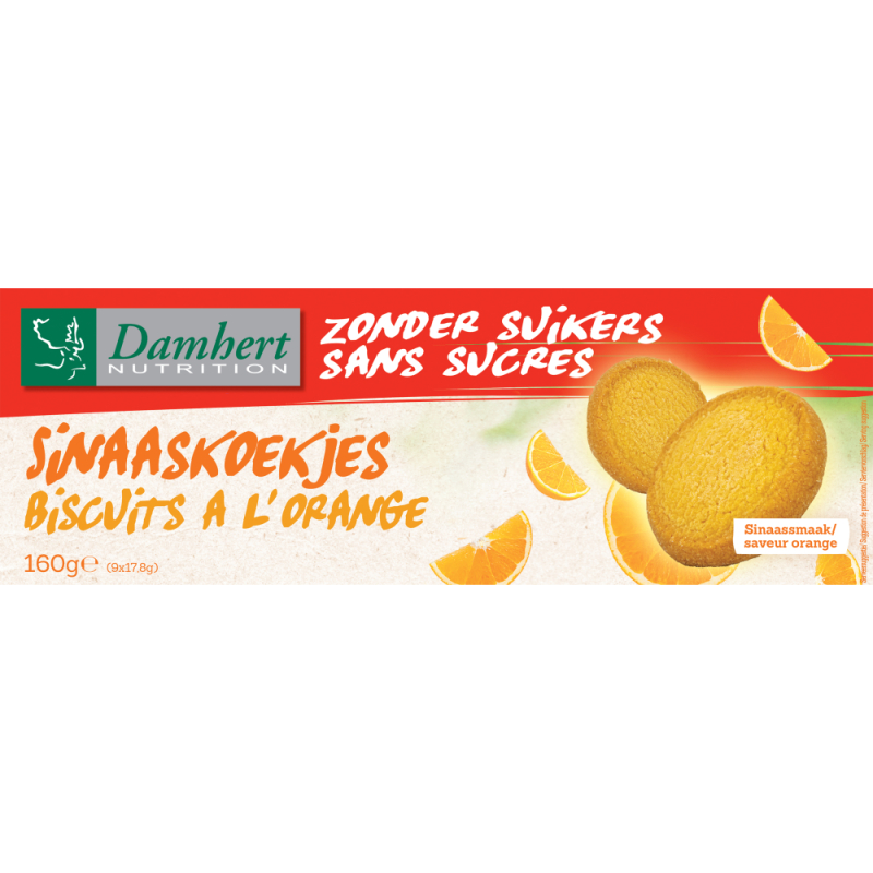 Sinaaskoekjes Zonder Suikers 160 Gram