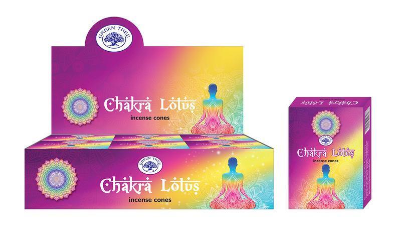 Kegelwierook chakra lotus 10st